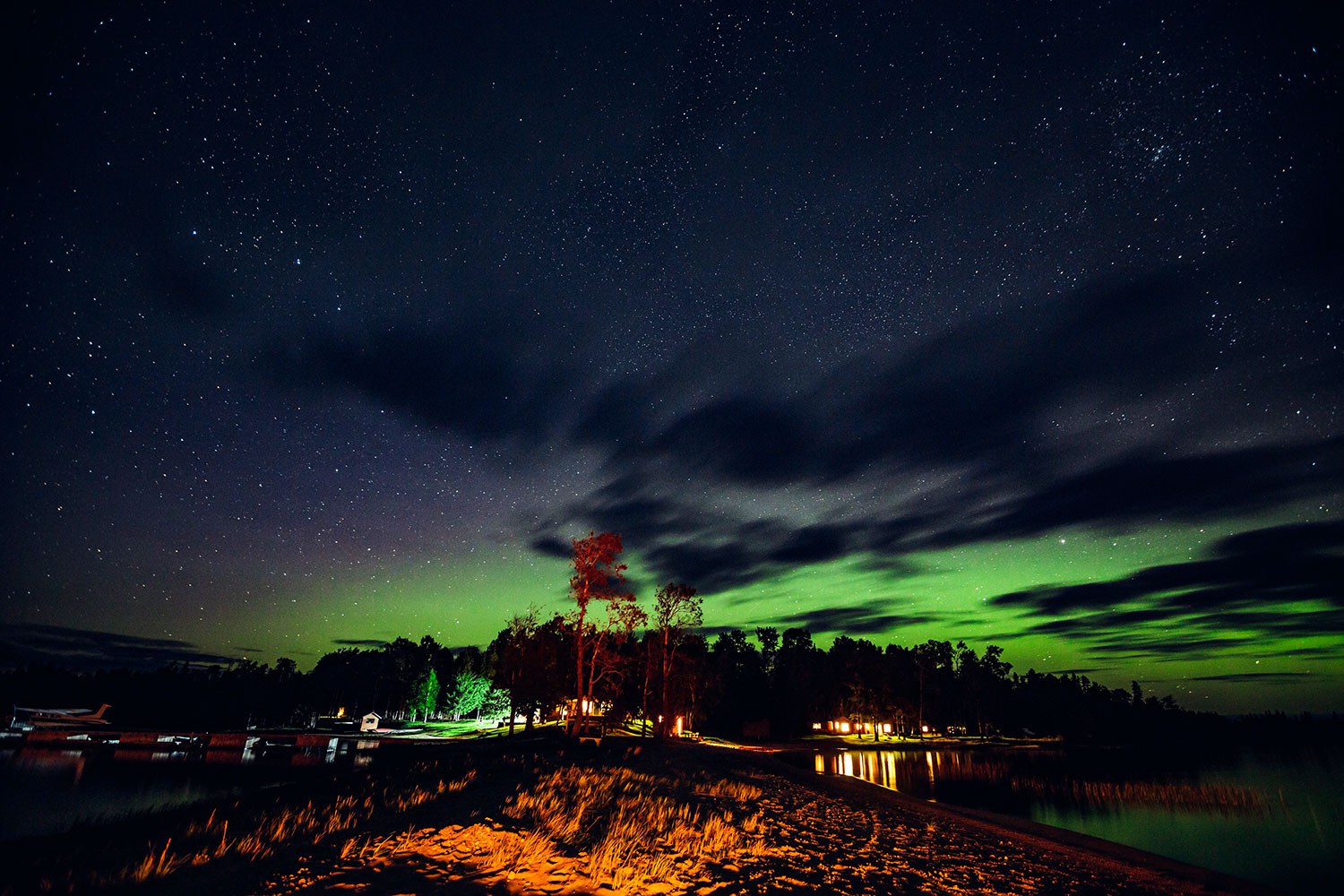 Aurores boréales (Photo : © 2017 Société du Partenariat ontarien de marketing touristique)