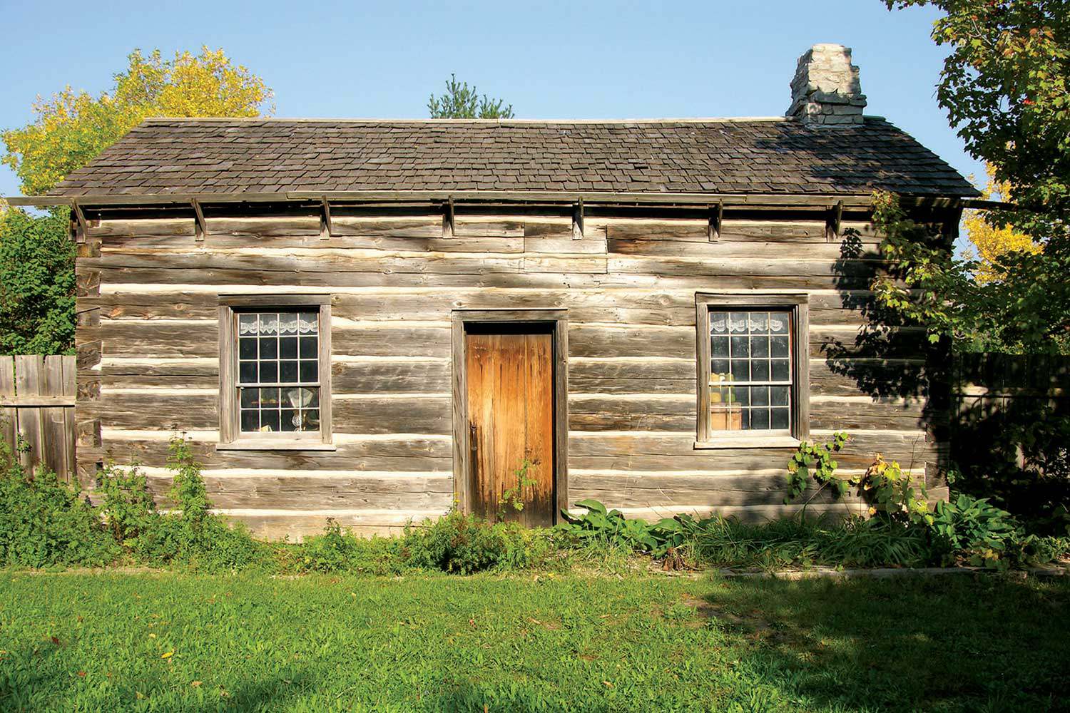 Maison Clark-McCleary, façade arrière