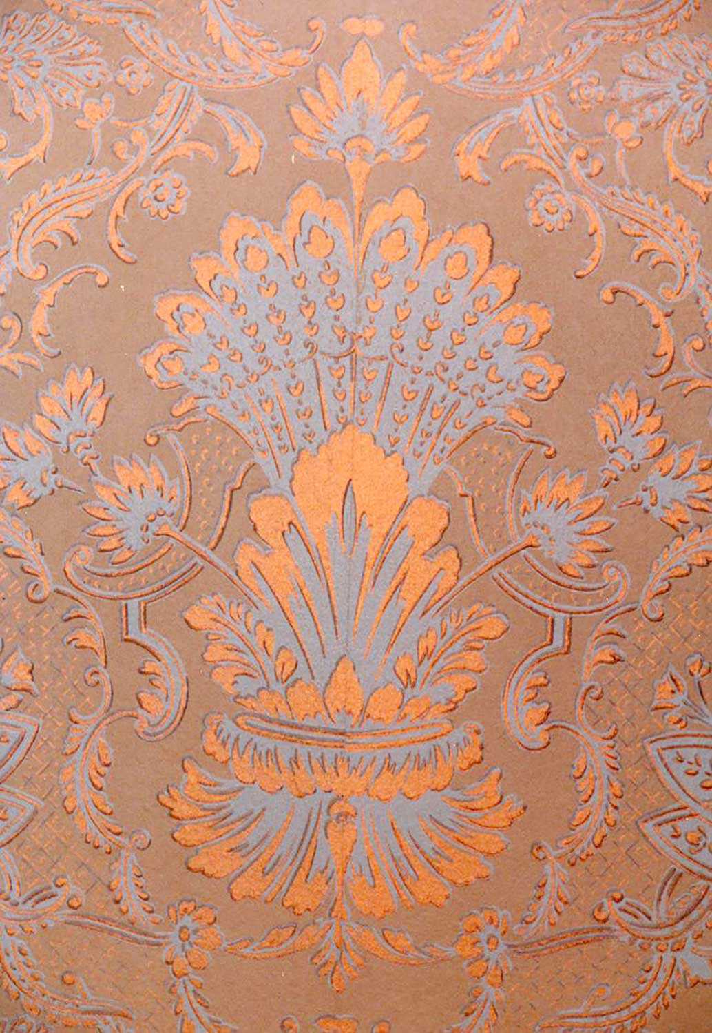 Détails de la reproduction du papier peint du hall central de la Maison George Brown