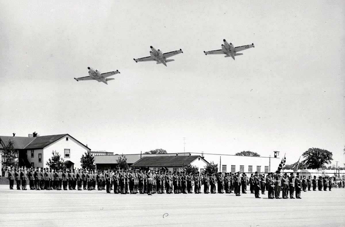 Base Clinton de l’ARC, Journée de la Force aérienne, 1956