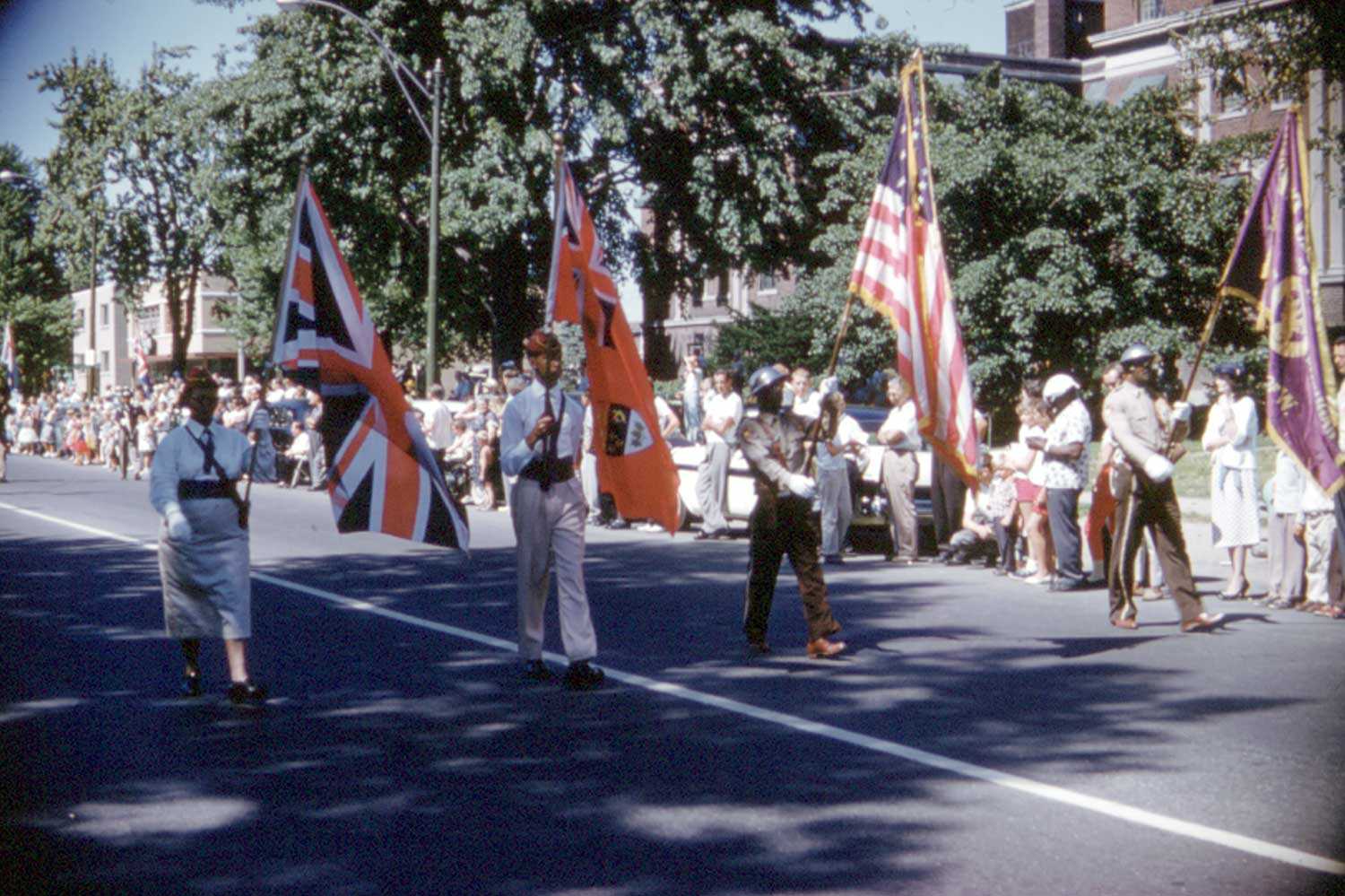 Défilé de l’émancipation à Windsor, août 1952 (Photo : © Archives publiques de l’Ontario)