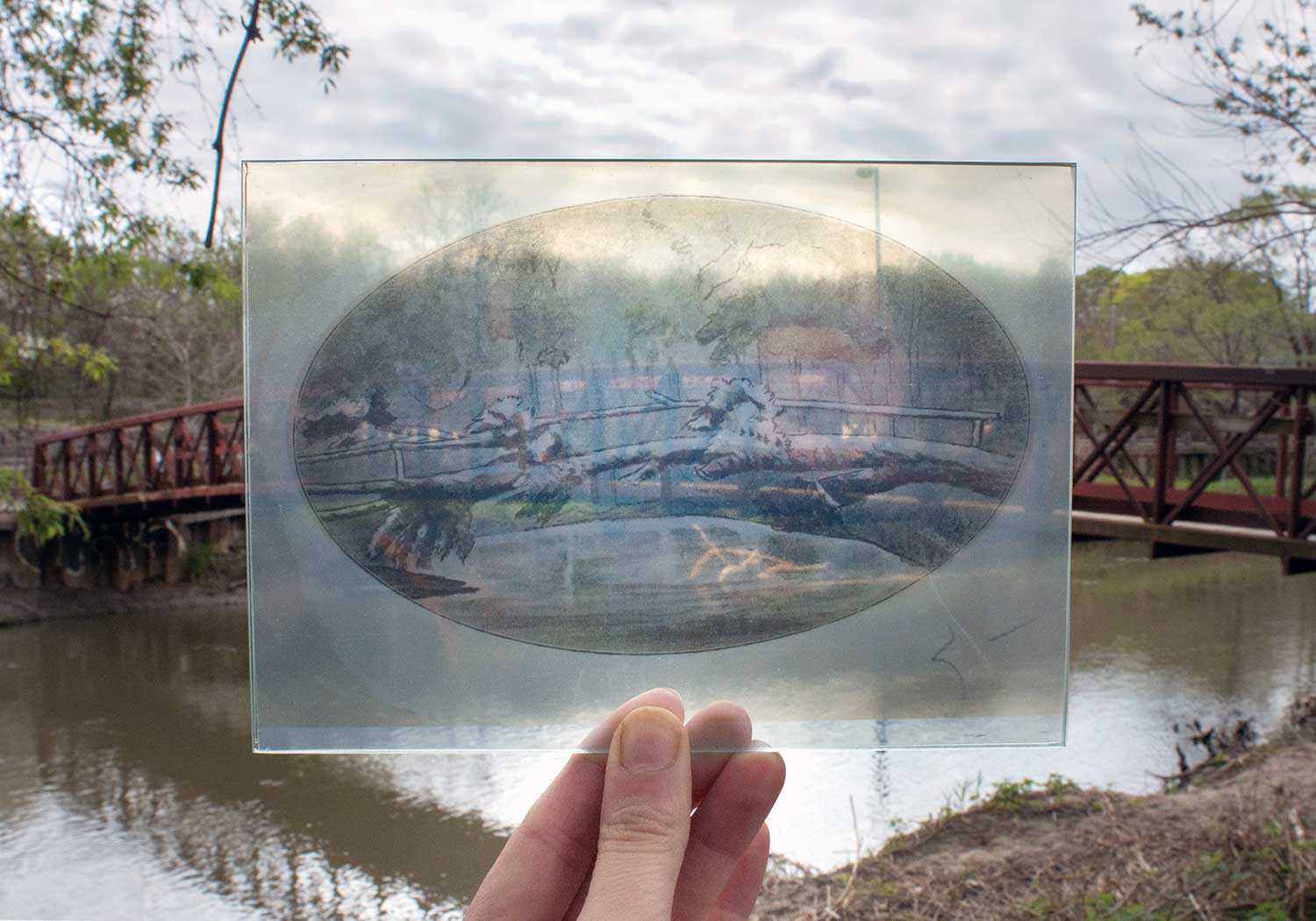 Pont Playter’s Bridge, 1796, aujourd’hui le pont de la rue Winchester. (photo de 2013 : Summer Leigh)