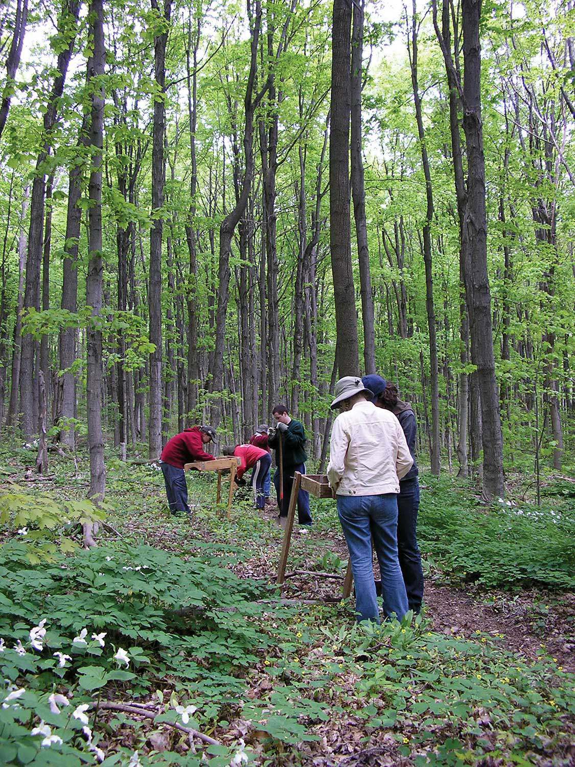 Évaluation archéologique d’une propriété du patrimoine naturel appartenant à la Fiducie