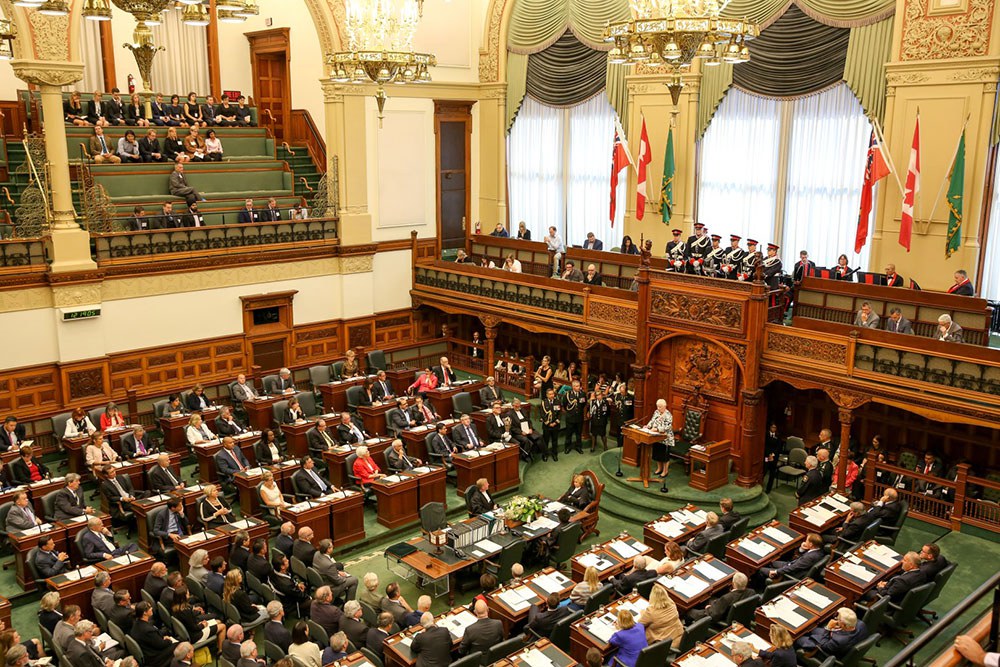 Assemblée législative (Photo gracieusement fournie par le Bureau du lieutenant-gouverneur de l’Ontario)