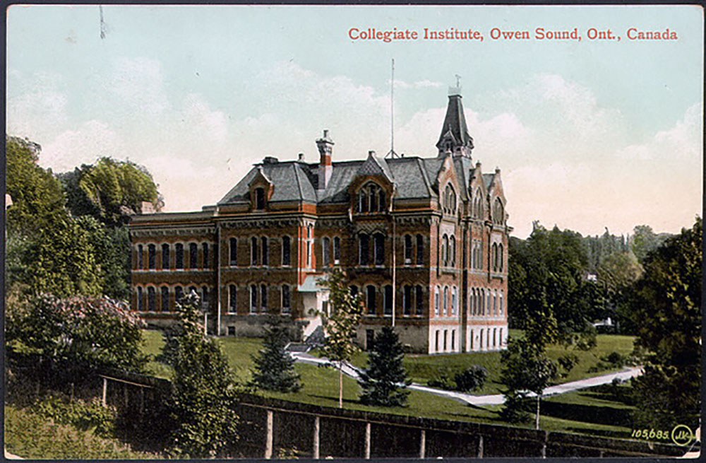 Collegiate Institute, Owen Sound (Photo gracieusement fournie par la bibliothèque publique de Toronto)