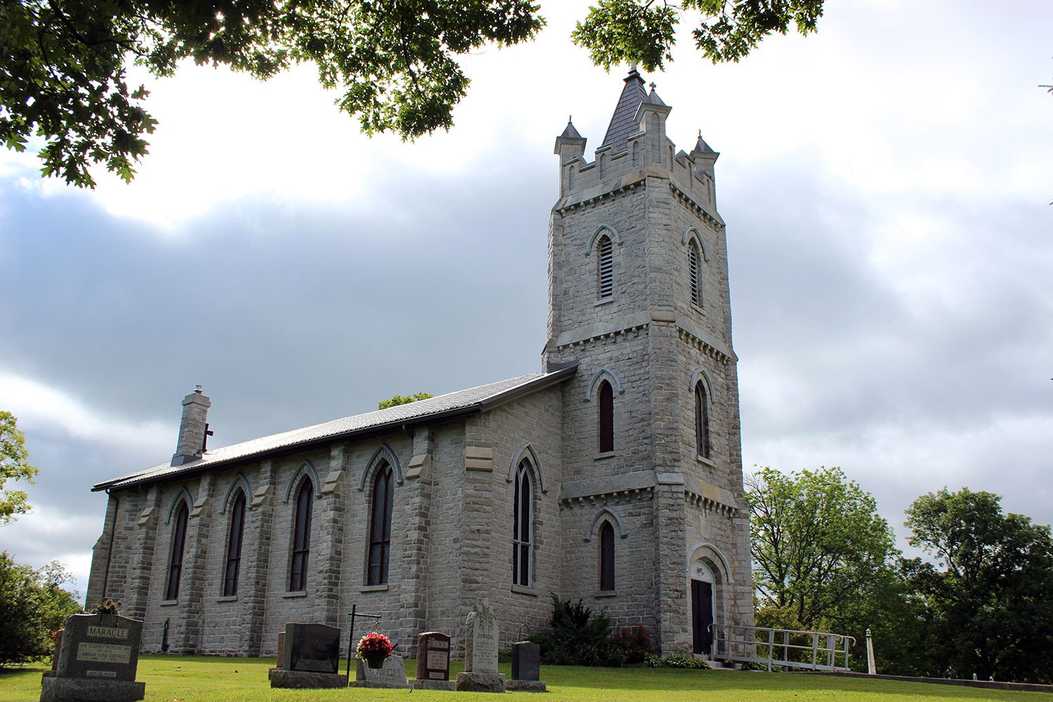 Christ Church, la chapelle royale de Sa Majesté chez les Mohawks en territoire mohawk de Tyendinaga