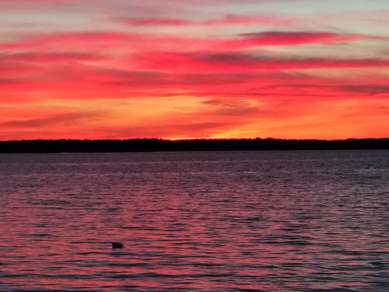 Coucher de soleil sur l'île Manitoulin